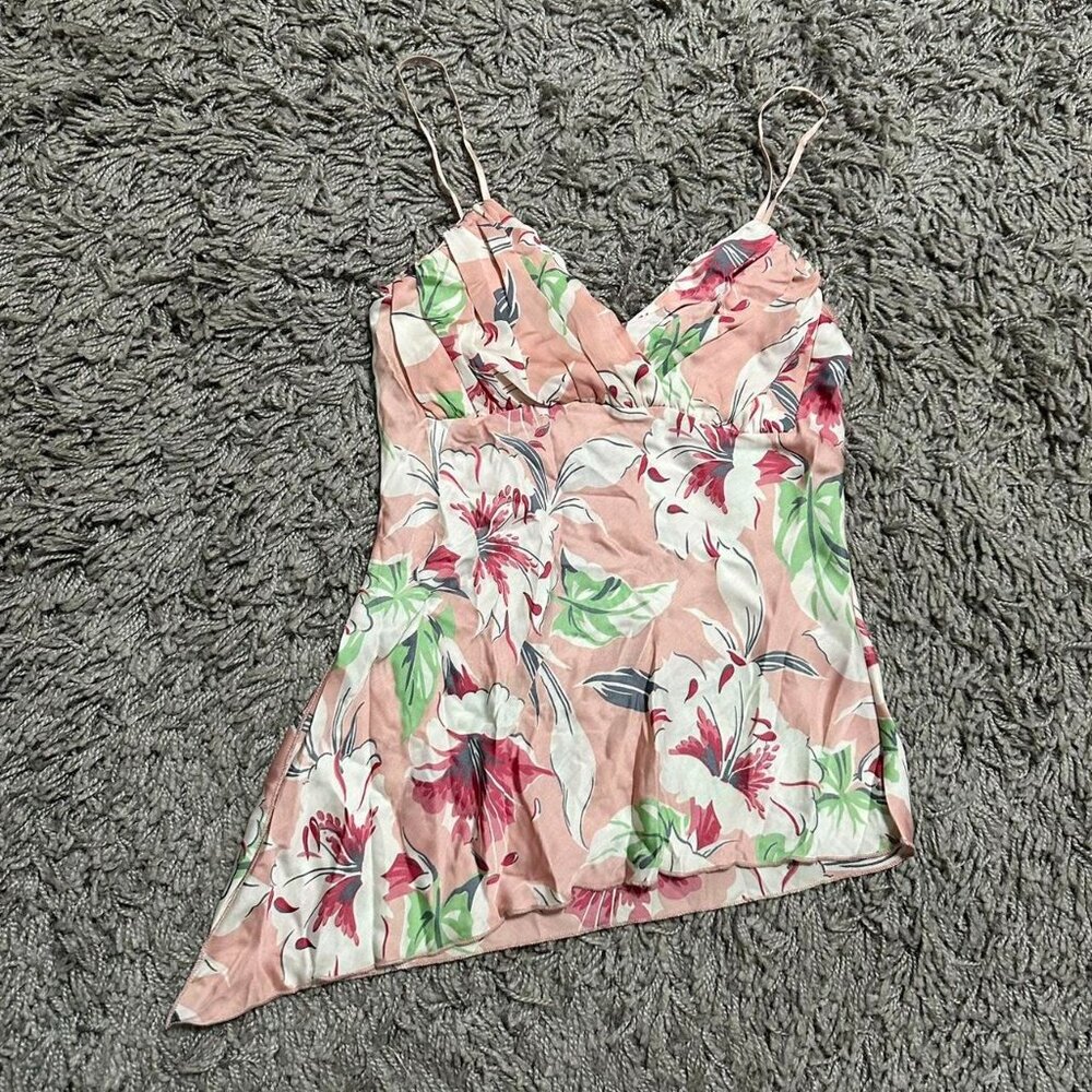 Y2K Fairy Core Asymmetrical Hem Top Size Small